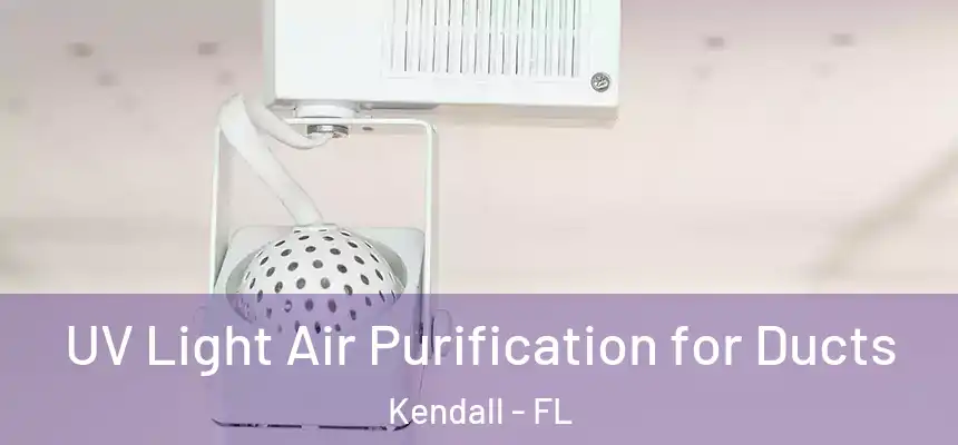  UV Light Air Purification for Ducts Kendall - FL